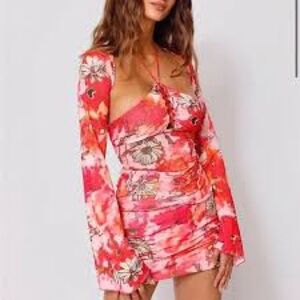 Tiger Mist Lovilla Dress Red Floral